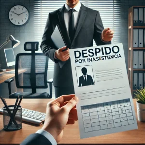 Infografía sobre despido por inasistencia en Chile